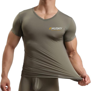 T-shirt de sport pour homme, respirant, à séchage rapide, anti-transpiration, pour la course à pied, le basketball, motif écologique - Product Image 3