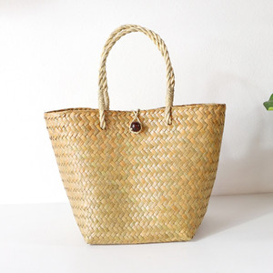 Sac de rangement en herbe marine en gros, prix compétitif, sacs écologiques pour femmes et jeunes filles - Product Image 6