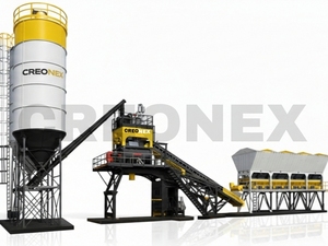 Planta Mezcladora de Concreto y Silo de Cemento de Alto Rendimiento CREONEX de 20 a 120 m³: Mejor Precio y Proveedor en India - Product Image 5