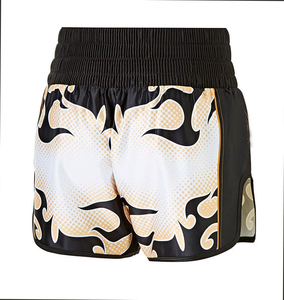 OEM High Quality Polyester spandex MMA Fight Shorts Men's Judo Training Martial Arts Wear Long Fit MMA Shorts Customized - Product Image 5
