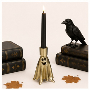 Support de bougie fantôme doré en gros pour Halloween, chandelier pour centre de table gothique et décoration esthétique de la maison - Product Image 4