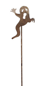 Décoration de jardin moderne en forme de crâne de pirate avec plante |   Décoration de jardin en fer forgé pour plantes avec taille personnalisable - Product Image 4