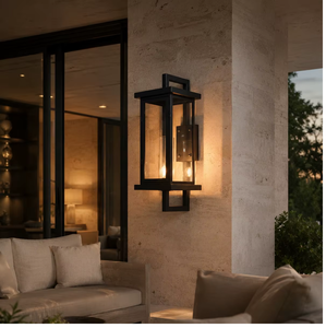 Vintage Style Classic Outdoor Solar Waterproof <b>Wall</b> LED Lamp <b>With</b> Sensor Courtyard - Product Image 1