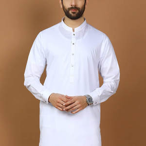 Vestidos Tradicionales Afganos de Estilo Decente, Conjunto de 2 Piezas Shalwar y Kameez Bordado Vintage, Moda Casual de Verano, Bandhgala Afgana - Product Image 6