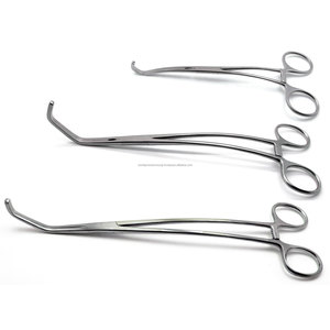 Pinzas Quirúrgicas Satinsky Cooley Debakey, Instrumentos Vasculares Hemostáticos de Acero Inoxidable de Primera Calidad, Clase I, Cirugía General - Product Image 2