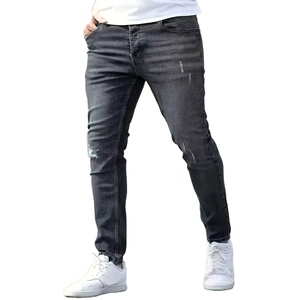 Jeans en denim classiques pour hommes, très demandés, confortables, style vintage moderne, tissu résistant pour l'hiver - Product Image 2