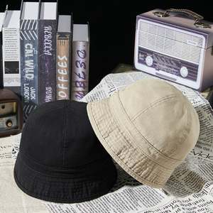 Sombrero de Pescador a Rayas de Algodón 100% para Primavera/Verano, Resistente al Viento, Lavable, Transpirable, Protección Solar, Moderno e Informal para Mujer - Product Image 1