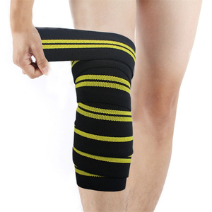 Genouillère de Compression Personnalisable, Ajustable, Respirante et Légère en Spandex et Nylon pour la Musculation et le Fitness - Product Image 2