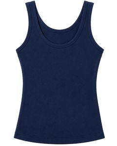 Manufacturer Custom Navy Blue Tank <b>Top</b> With <b>Rose</b> Pink Shorts Women Summer Casual Two Piece Set Sleeveless Lounge Wear Outfit Set - Product Image 2