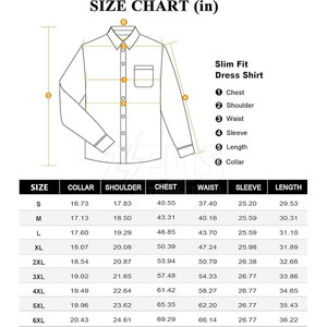 Chemises habillées en coton, grandes tailles, prix de gros, pour hommes, faible MOQ - Product Image 6