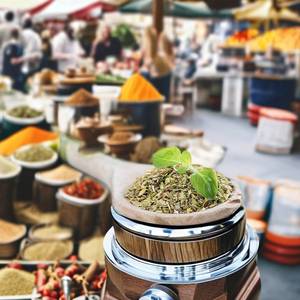 ใบมาร์จอรัมแห้งบริสุทธิ์ 100% สมุนไพรธรรมชาติ ยี่ห้อ Sunrise Impex อายุการเก็บรักษา 24 เดือน สำหรับใช้ในอาหารและสมุนไพร - Product Image 1