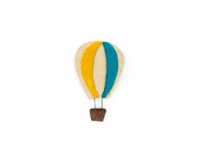 Móvil de Cuna con Globos Aerostáticos de Fieltro y Lana, Decoración de Viaje para Guardería, Regalo Unisex para Bebés y Niños - Product Image 6