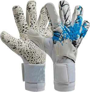 ถุงมือผู้รักษาประตูฟุตบอลแบบมืออาชีพ ดีไซน์ใหม่ พร้อมอุปกรณ์ป้องกันนิ้วมือ สำหรับผู้ใหญ่ - Product Image 4