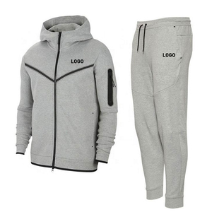 Conjunto de Sudadera con Capucha Completa Unisex de Felpa Técnica - Ropa Deportiva de Invierno para Exteriores Ecológica con Estampado Personalizado - Product Image 4