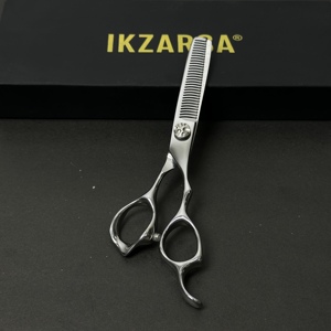 420 J2 Ergonomic Right-Handed Hair Cutting Thinning <b>Scissors</b> Japanese Steel Barber Texturizing Shears Professional Hairdressing - Product Image 1