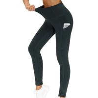 Leggings Deportivos de Algodón 100% Orgánico para Mujer, Pantalones de Yoga de Alta Calidad al Por Mayor