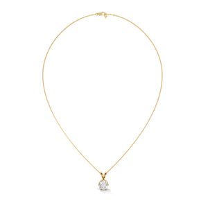 สร้อยคอจี้ทองคำประดับเพชรเม็ดเดี่ยวจากห้องปฏิบัติการ เครื่องประดับคุณภาพสูงที่ยั่งยืน สำหรับมอบเป็นของขวัญสุดหรูในช่วงเวลาอันทรงคุณค่า - Product Image 5