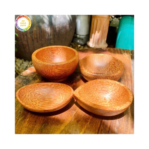 ชามไม้มะพร้าวธรรมชาติทำมือ เป็นมิตรกับสิ่งแวดล้อม ชามเสิร์ฟไม้ ภาชนะครัวที่ยั่งยืน ผู้จัดจำหน่ายสินค้าจำนวนมาก - Product Image 1