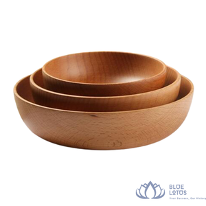 DISPONIBLE |   Bol en bois pour salade et fruits, idéal pour la cuisine, la table à manger et la restauration, vente en gros par Blue Lotus - Product Image 1