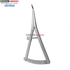 Calibrador Angulado de 4.5 Pulgadas de Largo para Mapeo Óseo, Instrumento de Medición de 0-40mm con Escala de Precisión para Implantes Dentales, Quirúrgicos y de Ortodoncia - Product Image 6