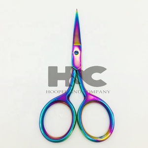 Tijeras de uñas de belleza de acero inoxidable para mujer profesional, recorte de pelo sostenible para el hogar, cejas, pestañas, cutículas, manicura afilada - Product Image 2