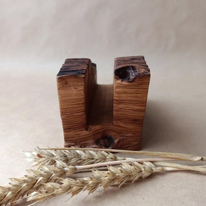 Handmade <b>Reclaimed</b> Wood Napkin Holder Rustic Modern Design Durable Tabletop Stand for Home Office Kitchen Dining Kitchen Restaur - Product Image 2