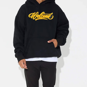 Sweat à capuche pour homme 100% coton, hiver, avec logo sur le devant - Streetwear décontracté - Product Image 2