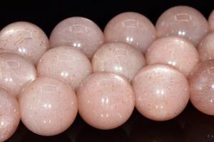 ลูกปัดมูนสโตนสีพีชจากอินเดีย แท้จากธรรมชาติ รูปทรงครึ่งวงกลม ขนาด 7.5 นิ้ว ขายส่งจำนวนมาก - Product Image 3