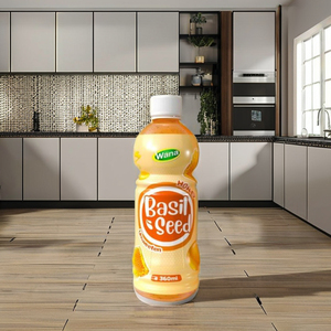 Jus de fruits et légumes WANA certifié Halal, 50% de pépites de basilic, en boîte stérilisée de 360 ml en PET, best-seller - Product Image 1
