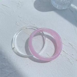 Braccialetti con ciondoli quadrati in resina verde, bracciali colorati, ornamenti per le mani, cristiani, moderni, all'ingrosso per donna - Product Image 5