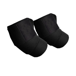 Genouillère de soutien unisexe en polyester noir lumineux, stabilisateur rotulien, enveloppement de compression XL pour haltérophilie, course à pied, volleyball - Product Image 1