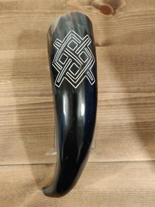 Jarra Vikinga Hecha a Mano, Taza Natural para Beber, Acabado Pulido, Calidad Premium, Vajilla Rústica, Pieza Coleccionable - Product Image 3