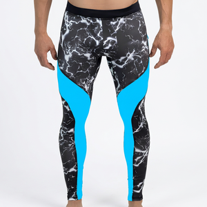 Leggings de Compresión Largos para Hombre con Estampado, Cintura Elástica, Pantalones Deportivos de Spandex y Nailon - Product Image 2