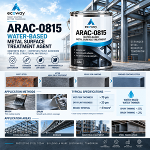 ARAC-0815 ECOWAY Revêtement antirouille polyuréthane aqueux - Revêtement métallique résistant aux produits chimiques pour usage architectural public - Product Image 5