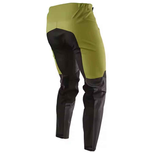 Pantalon de moto pour homme, color-block, noir et vert sarcelle, séchage rapide, toutes saisons, vêtements de course - Product Image 5