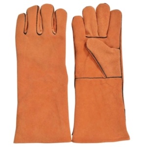 Gants de soudage en cuir de vachette pleine fleur haute performance, résistants à l'abrasion, pour la lutte contre les incendies, le barbecue, les soudeurs - Gants de sécurité - Product Image 4