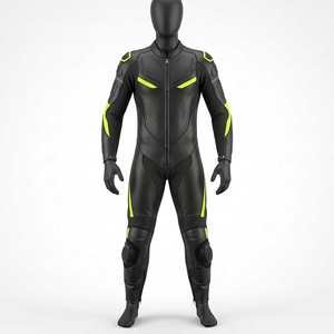 Traje de Motocicleta de Dos Piezas de Cuero Profesional de Alta Calidad, Cómodo Traje de Carreras de Motocicleta con Logotipo Personalizado - Product Image 1