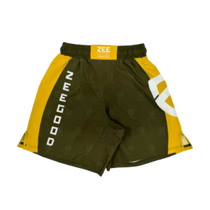 Pantalones Cortos de MMA Ligeros 100% Algodón, Diseño Sólido en la Parte Delantera, Secado Rápido, Transpirables, Impermeables, Cintura Elástica, para Entrenamiento de Gimnasio y Kickboxing - Product Image 1