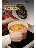 Conteneur en aluminium pour cuisinière à ramen (600 pièces) – Vaisselle polyvalente et économique pour la cuisine et les restaurants, idéale pour les amateurs de ramen, manipulation sécurisée
