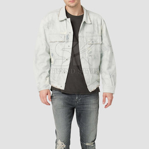 Vestes en jean pour hommes, design personnalisé, best-seller, couleur unie, vêtements décontractés, prix raisonnable, veste d'hiver pour hommes - Product Image 3