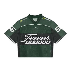 Camisetas Personalizadas de Estilo Urbano para Hombre, Camisetas Deportivas Estampadas de Fútbol, Baloncesto, Jersey de Secado Rápido, Camiseta Holgada de Malla para Entrenamiento - Product Image 2