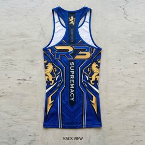Camiseta sin Mangas Deportiva para Hombre, Marca Regal, con Estampado Geométrico, Sublimada, 100% Poliéster, de Secado Rápido, Cuello Redondo, Compresión - Product Image 4