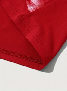 Camisetas de Hombre Extra Grandes OEM, Estilo Vintage, Lavado Ácido, Hombros Caídos, Efecto Desgastado por el Sol, Tallas Grandes, Estampado Gráfico - Product Image 4