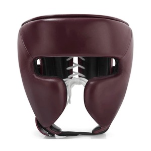 Meilleure Vente Prix de Gros Casque de Boxe Personnalisé en Cuir de Vachette 100% Authentique avec Protection des Joues - Product Image 2