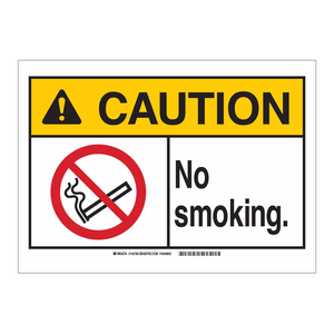 Señal de Prohibido Fumar de Alta Visibilidad, Señal de Seguridad Duradera para Interiores y Exteriores - Product Image 1
