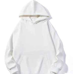 Sudadera con Capucha de Algodón de Color Sólido a Precio de Fábrica, con Estampado, Bolsillos Holgados en los Hombros, para Primavera y Otoño - Product Image 5