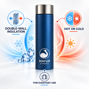 Gobelet isotherme en acier inoxydable de 15 oz, tasse de voyage à double paroi, isolée, anti-fuite, bouteille à café et à eau - Product Image 2