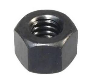 Carbon Steel Hex Nut Black Finish Industrial <b>Fastener</b> Nut Threaded Hexagonal Nut for Bolt and Screw Fastening High Tensile Hex - Product Image 2