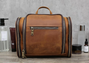 Custom Logo Make up Wash <b>Bag</b> Waterproof Leather Travel Cosmetic Pouch Toiletry <b>Bag</b> - Product Image 5