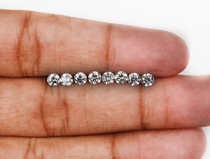 Excelente Diamante Suelto de Corte Redondo Cultivado en Laboratorio 3mm 4mm 5mm Color F Calidad VVS VS Certificado IGI GIA Diamantes de Laboratorio CVD HPHT al por Mayor - Product Image 2